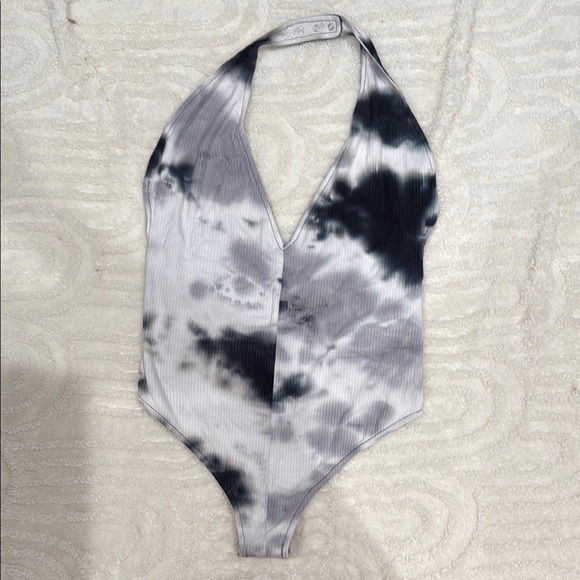 AFRM Tops - Stylish Black and Gray Kids One Piece